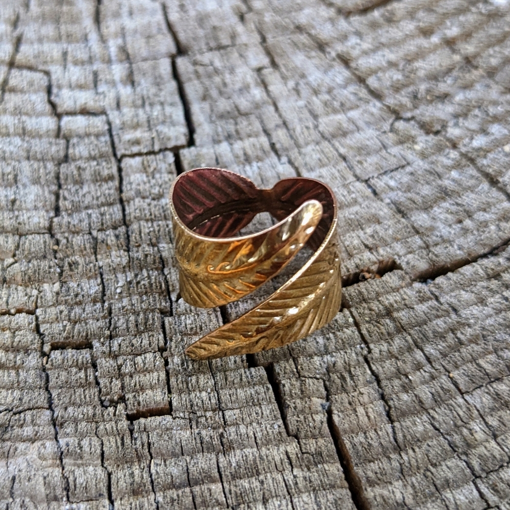Gold Leaf Ring